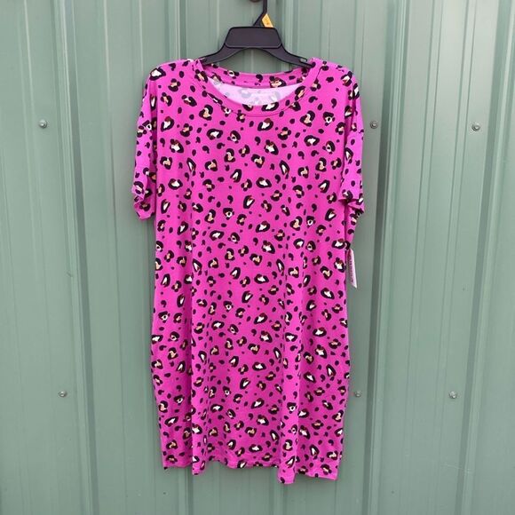 Women’s Soft 2-Piece Pajama Lounge Sleep Set & Nightshirt Size L - Picture 2 of 12